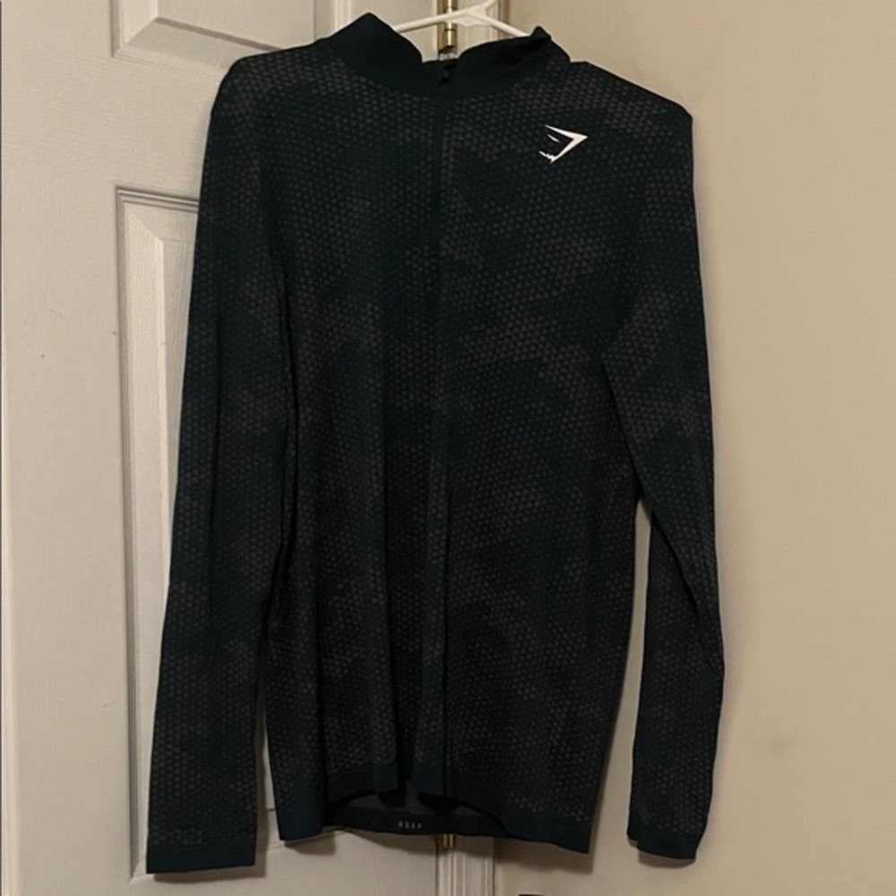 Gymshark Green & Black Lightweight Jacket